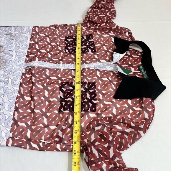 Gavano Qualitaly Pleated Shirt Dress New With Tag Size 44 - Picture 8 of 11